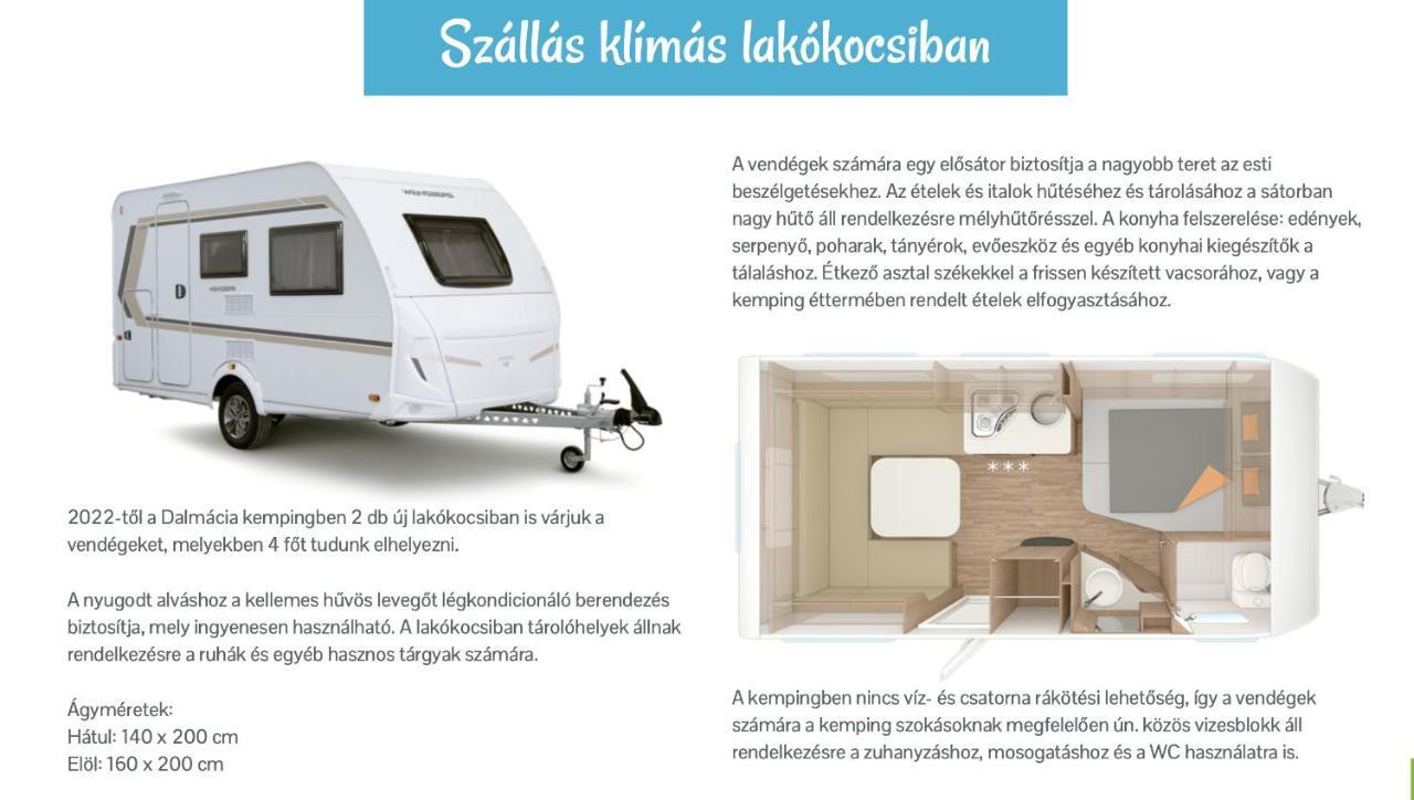Lakokocsik A Tengerparton - Caravans At The Sandy Beach بريفلاكا المظهر الخارجي الصورة